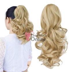 Extensie de par coada ondulata cu cleste 35 cm Cod  SS35-14H613s Blond Ash Mixt